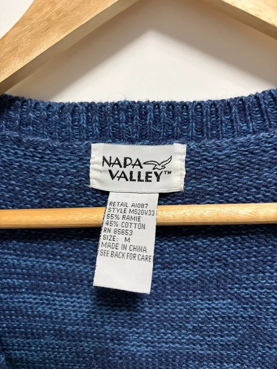 Napa Valley Vintage Cat Embroidery Sleeveless Vest Women’s Size Medium - Picture 2 of 4